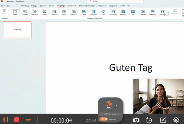 Alles auf dem Bildschirm aufzeichnen
