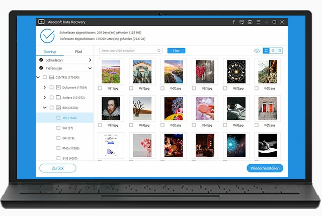 Volle Kontrolle über den Wiederherstellungsprozess