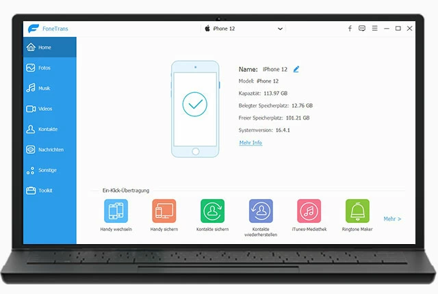 Verbessertes Erlebnis der Datenverwaltung